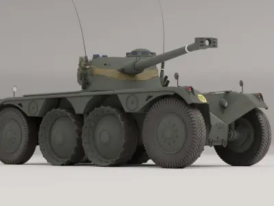 Panhard EBR 75 FL10 3D model