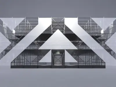 Layher Structure Pavilion 3 3D model