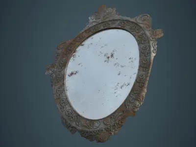 Mirror 2B Low-poly 3D model