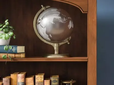 Linderman Tabletop Globe 3D model