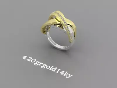 COCKTAIL RING Free 3D print model