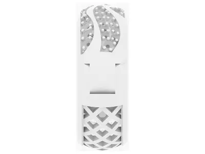 Earrings geometry with diamonds 3D print model