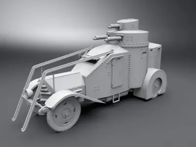 Ansaldo IZ scale model   3D print model