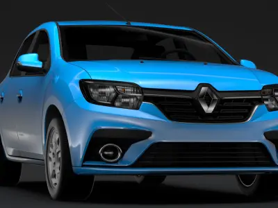 Renault Logan 2020 3D model