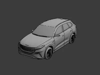 TOGG SUV T10X- CAR  3D model