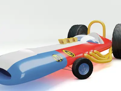 Wacky Races - Turbo Terrific Free 3D model