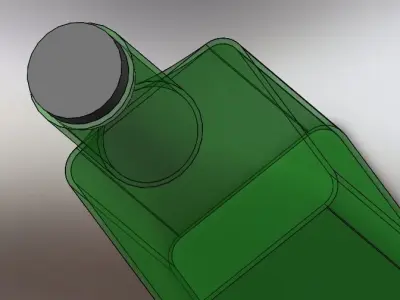 Fancy bottle-Oil bottle  Free 3D model