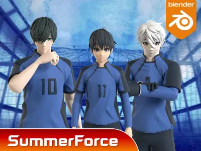 Rin Itoshi - Blue Lock 3D model