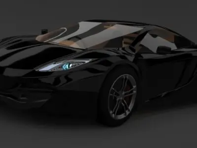 Maclaren mp4 3Dmodel in 3dsmax  3D model
