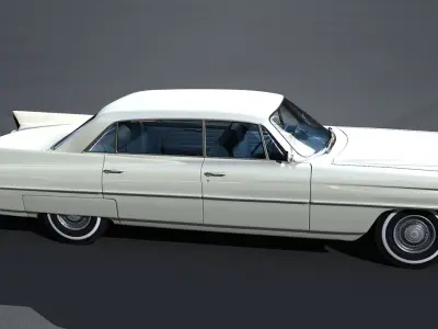1964 Cadillac Sedan DeVille 3D model
