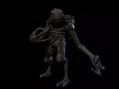 Creature 158 Low-poly 3D model
