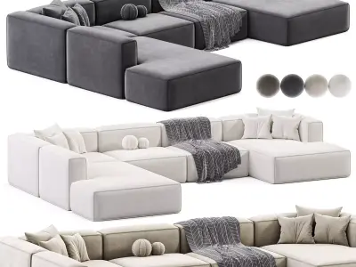 Sofa modulowa 3D model