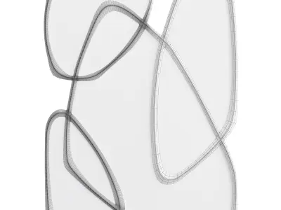 mirror ZETA 0833 Low-poly 3D model