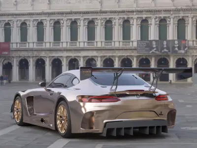 Mercedes - 2016 - Amg GT R 3D model