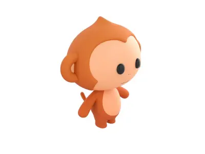 Character331 Rigged Monkey 3D model