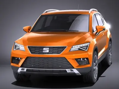 Seat Ateca 2018 VRAY 3D model