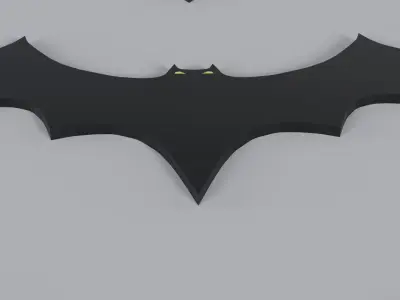 Ornamental bats 3D print model