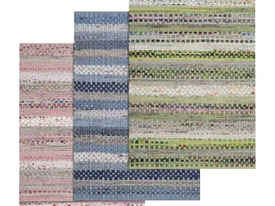 Rug Set 256 3D model
