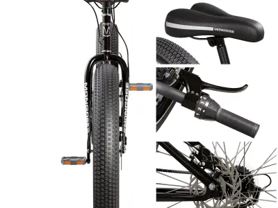 Mongoose Malus Mens and Women Fat Tire Mountain Bike 3D model