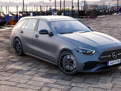 Mercedes Benz C Class State 2022 3D model