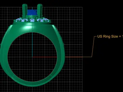 RUSSIAN  STYLE WEDDING  RING 3D PRINTABLE MIODEL  3D print model