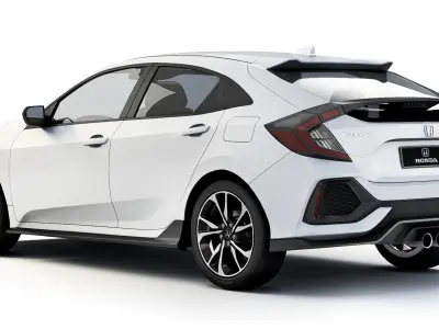 Honda Civic Hatchback 2017 3D model