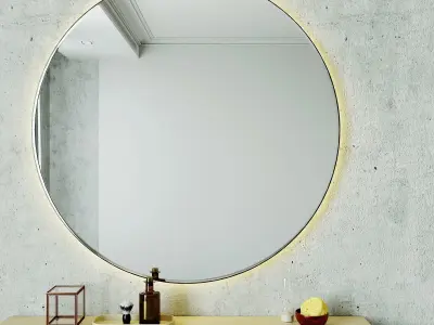 Vanity Unit with decor by Maisons du Monde 3D model