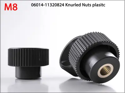 3D nuts M8 06014-11320824 Raendelschrauben Knurled model  3D print model