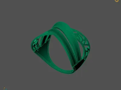 Women Plain Ring Ready STL 3DM Models Womens Rings 3D models 3D print model