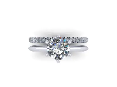 Matching Diamond Rings R2 3D print model