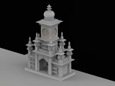 Jodhpur Clock Tower  3D model