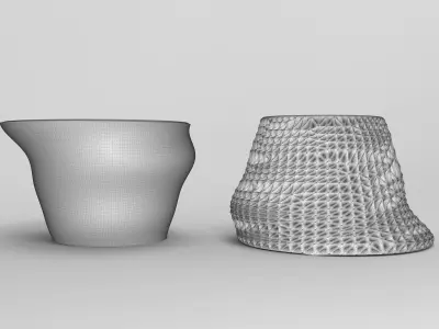 Vase Voronoi 49 3D print model