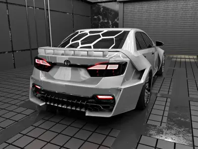 Toyota Camry 2012  tuning by Panch design 3D model