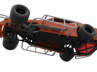Asphalt Modified stock car Scale 1 to 25 3D print model