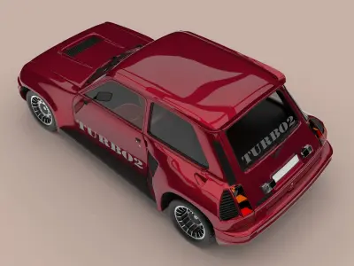 RENAULT 5 Turbo 2 - 1980 3D model