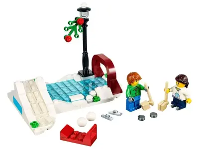 TwindBricks3D - 40107 Winter Skating Scene 3D print model