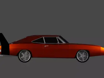 Dodge Charger Daytona Low-poly 3D model