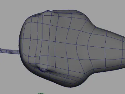 AAA Very Low Poly Snake Low-poly 3D model