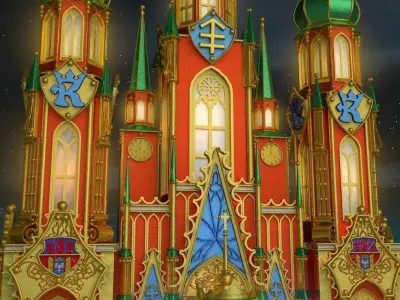 Christmas crib 3D model