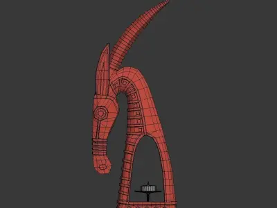 Sculpture Capricorn P 3D print model
