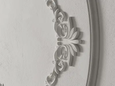 Classic 3D Wall Panel Elegant Design for Interior Decor 9 3D model