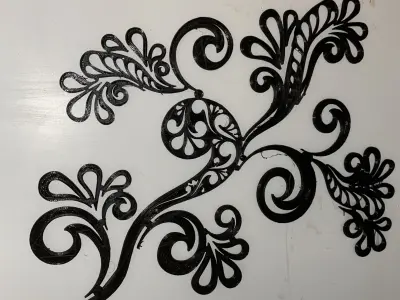 Flower Ornament 3D model