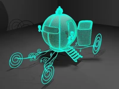 Cinderella cart   3D model