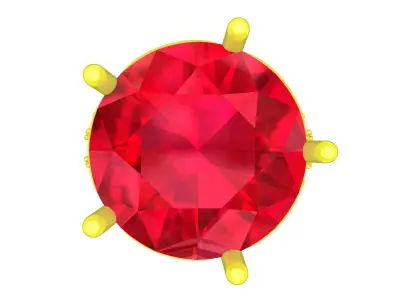 A7555 New Design Asian Diamond Fashion Women Ring 3D print model