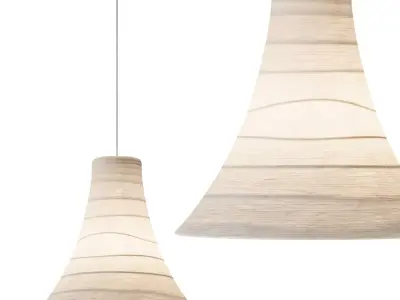 Pendant Light Japanese Style Lighting 3D model