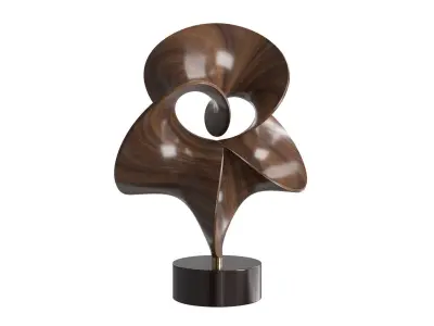 Abstract sculpture by Robert Longhurst 3D model