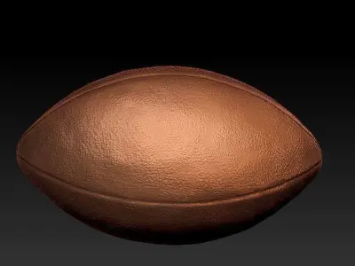 American football  3D print model