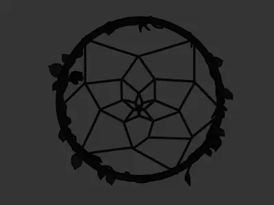 Dream Catcher Detailed Decor 3D model