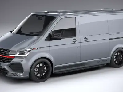 Volkswagen Transporter T6 1 SportLine 2022 3D model