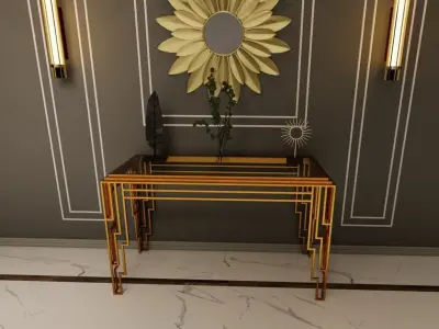 Console table -Revit 2020- Free 3D model